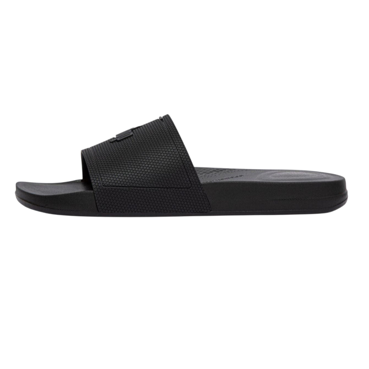 Black - Back - Fit Flop Mens IQushion Pool Sliders