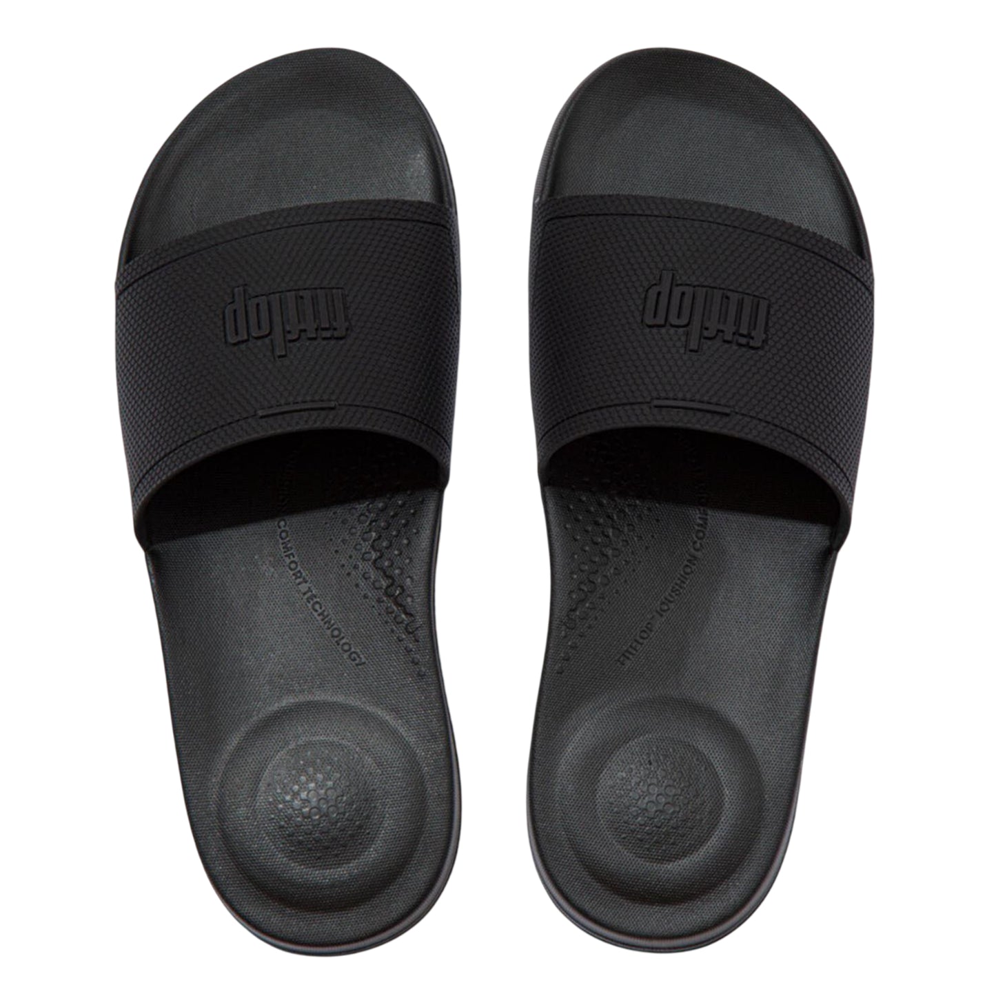 Black - Lifestyle - Fit Flop Mens iQushion Pool Sliders
