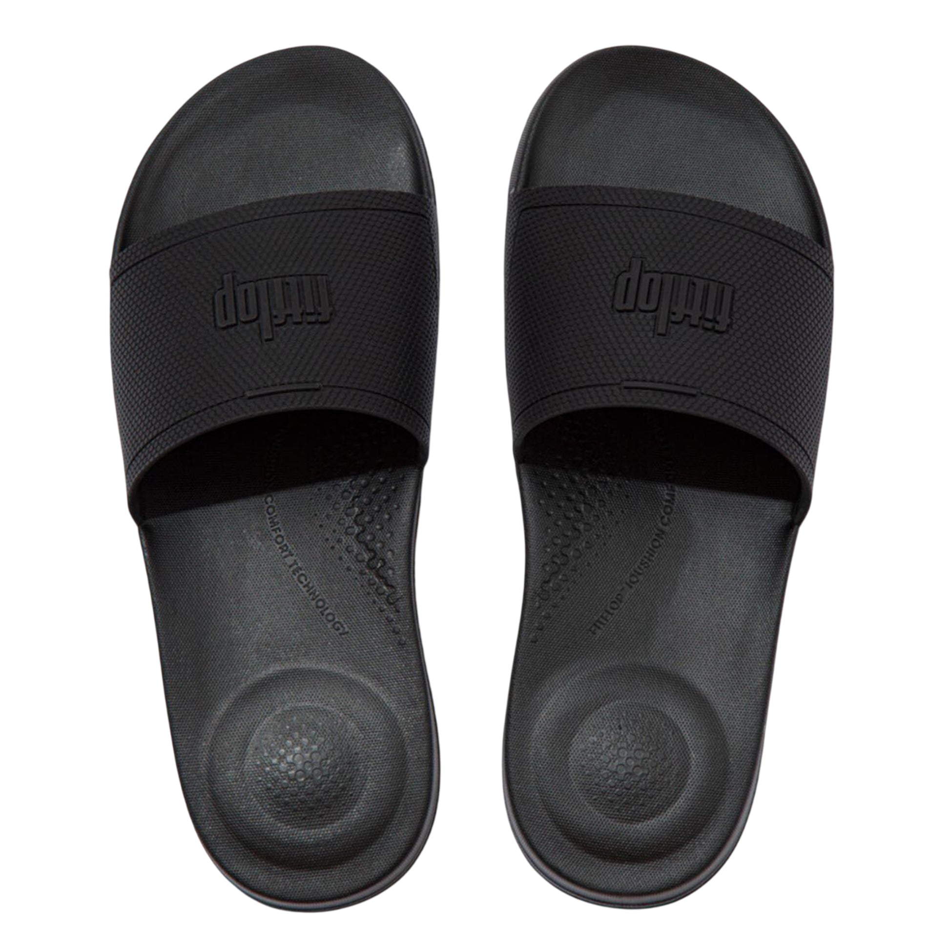 Black - Lifestyle - Fit Flop Mens iQushion Pool Sliders