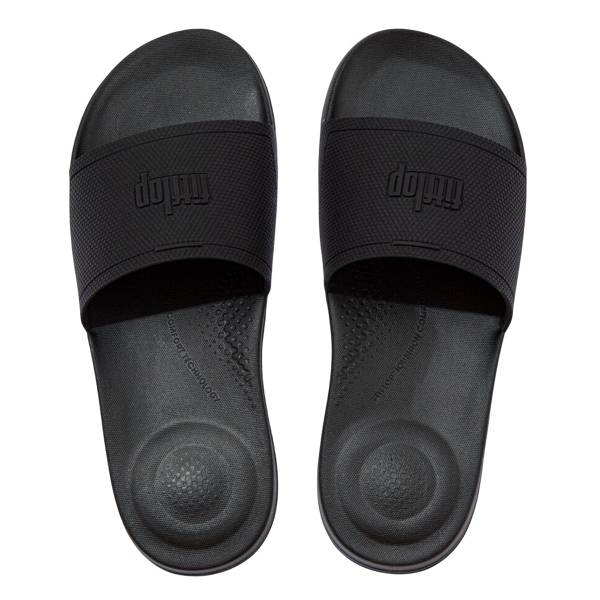 Black - Lifestyle - Fit Flop Mens IQushion Pool Sliders
