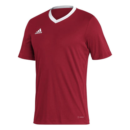 Red - Front - Adidas Mens Entrada 22 Jersey