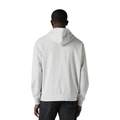 Grey - Back - Levis Mens Alder Bomber Hoodie