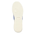 White-Blue - Side - Lacoste Mens Carnaby Pro Leather Trainers