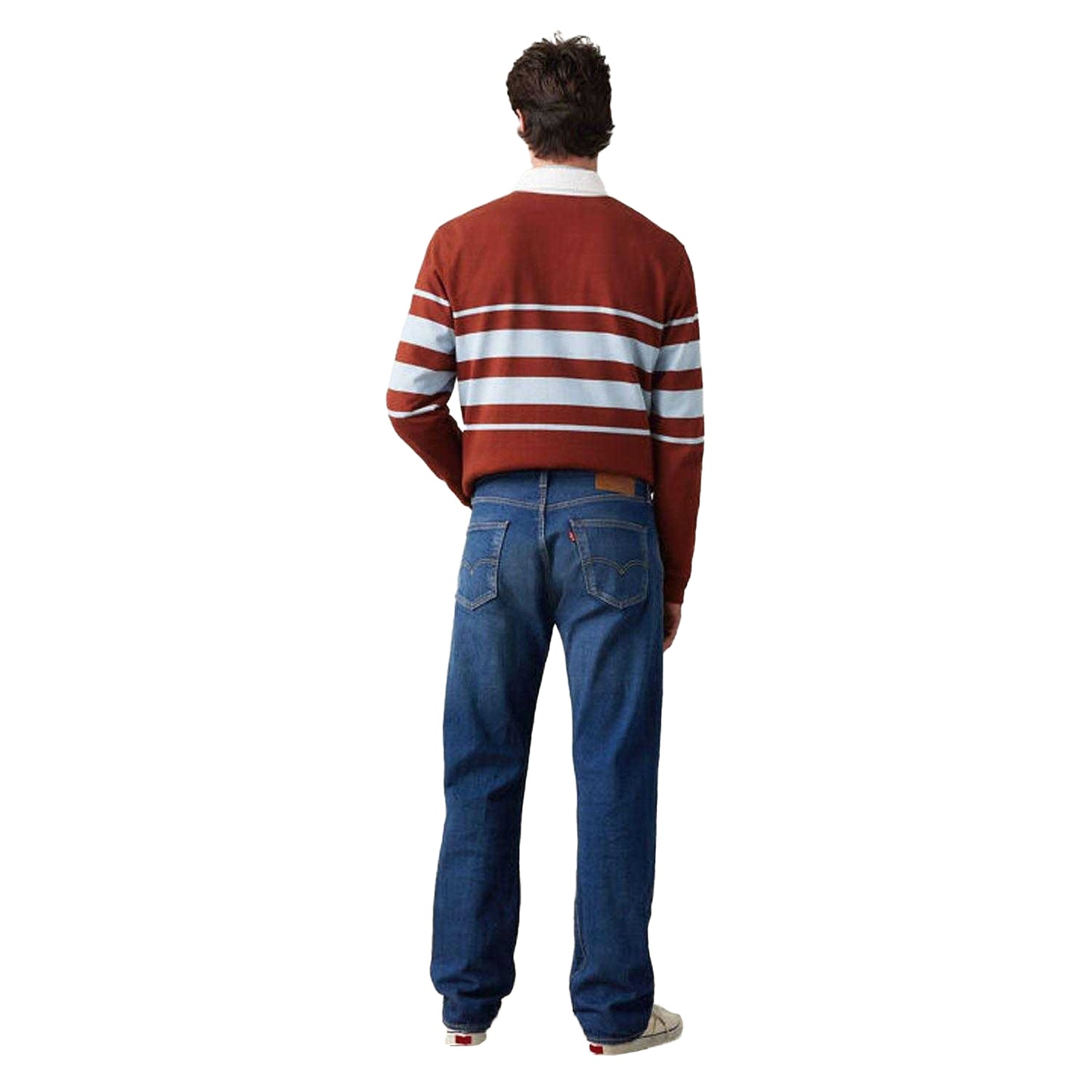 Blue - Back - Levis Mens 501 Original Jeans