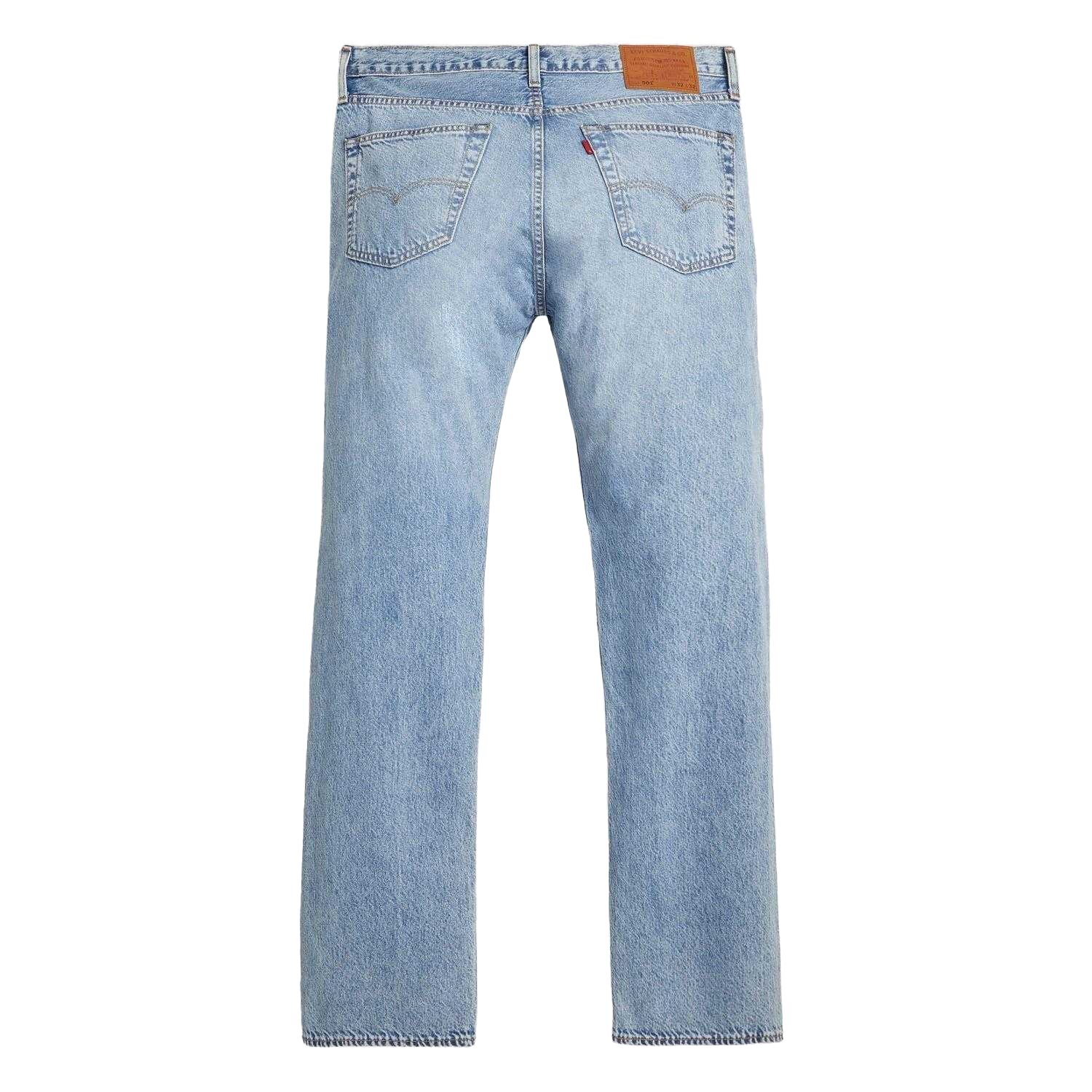 Blue - Back - Levis Mens 501 Original Low On Sleep Jeans