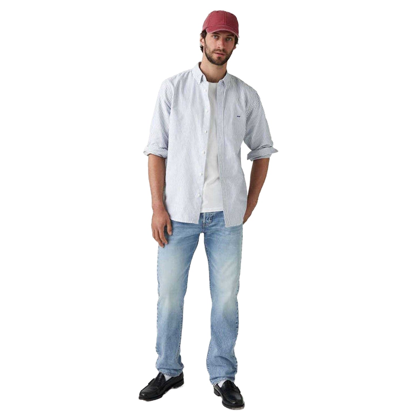 Blue - Lifestyle - Levis Mens 501 Original Low On Sleep Jeans