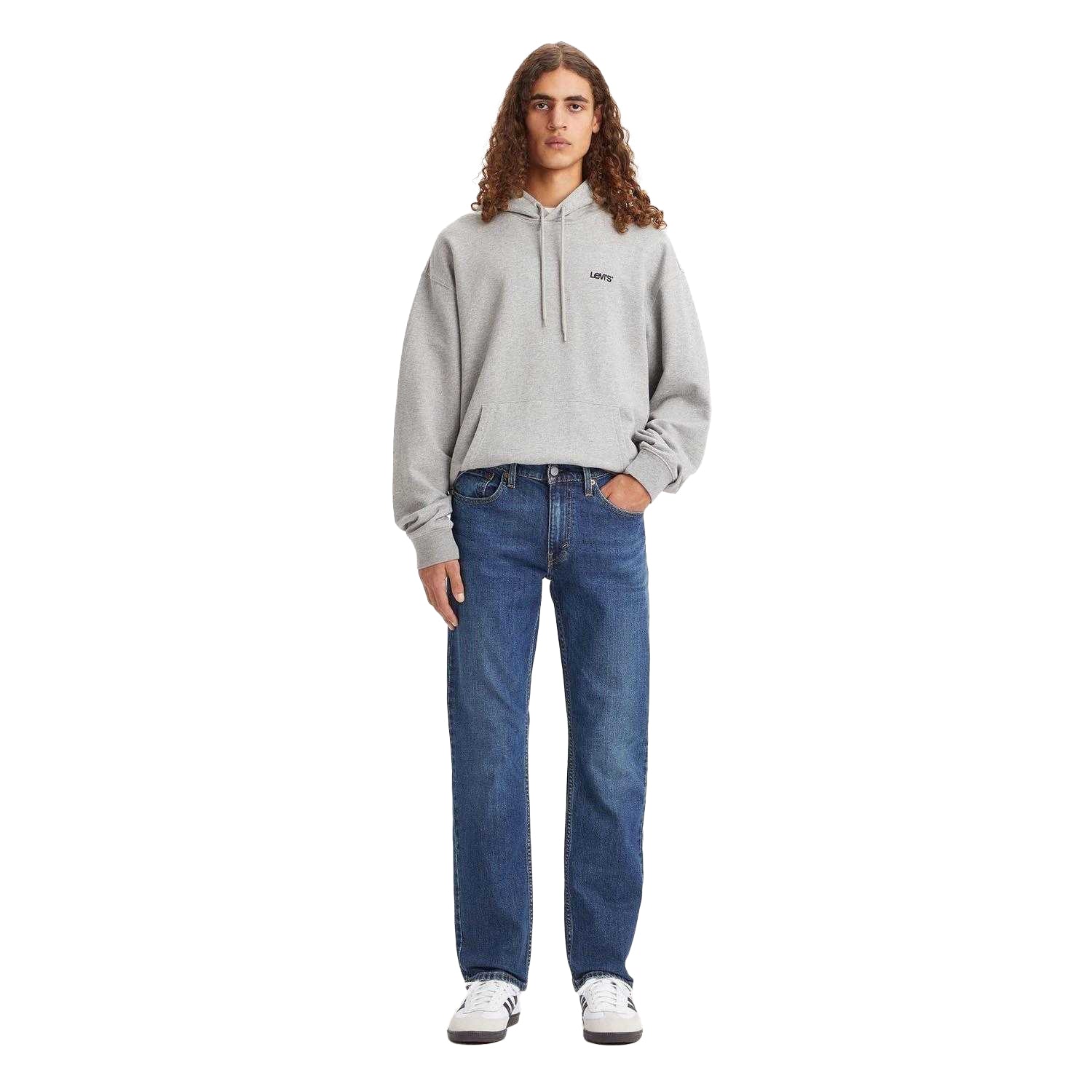 Blue - Side - Levis Mens 514 Spider Crab Jeans