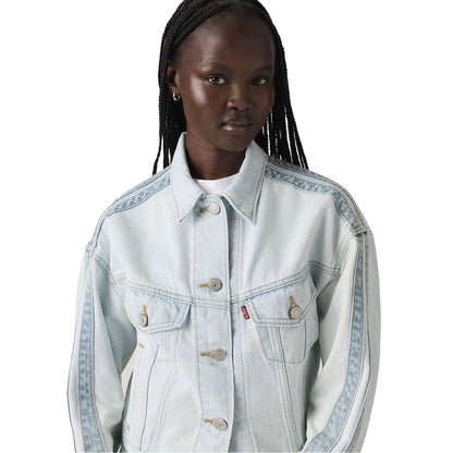 Blue - Side - Levis Womens-Ladies Trucker Jacket