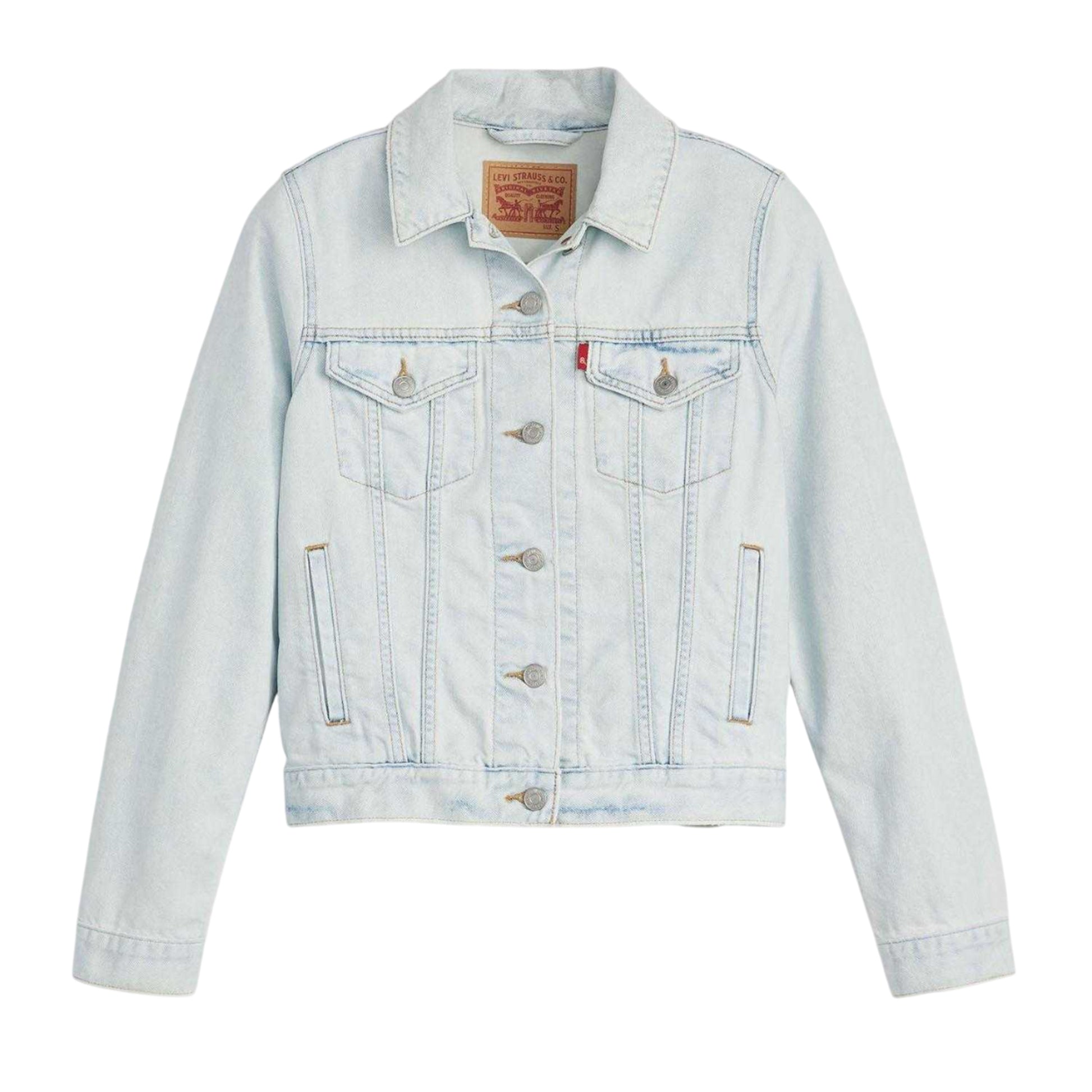 Blue - Front - Levis Womens-Ladies Original Trucker Jacket
