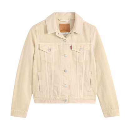 Beige - Front - Levis Womens-Ladies Original Trucker Jacket