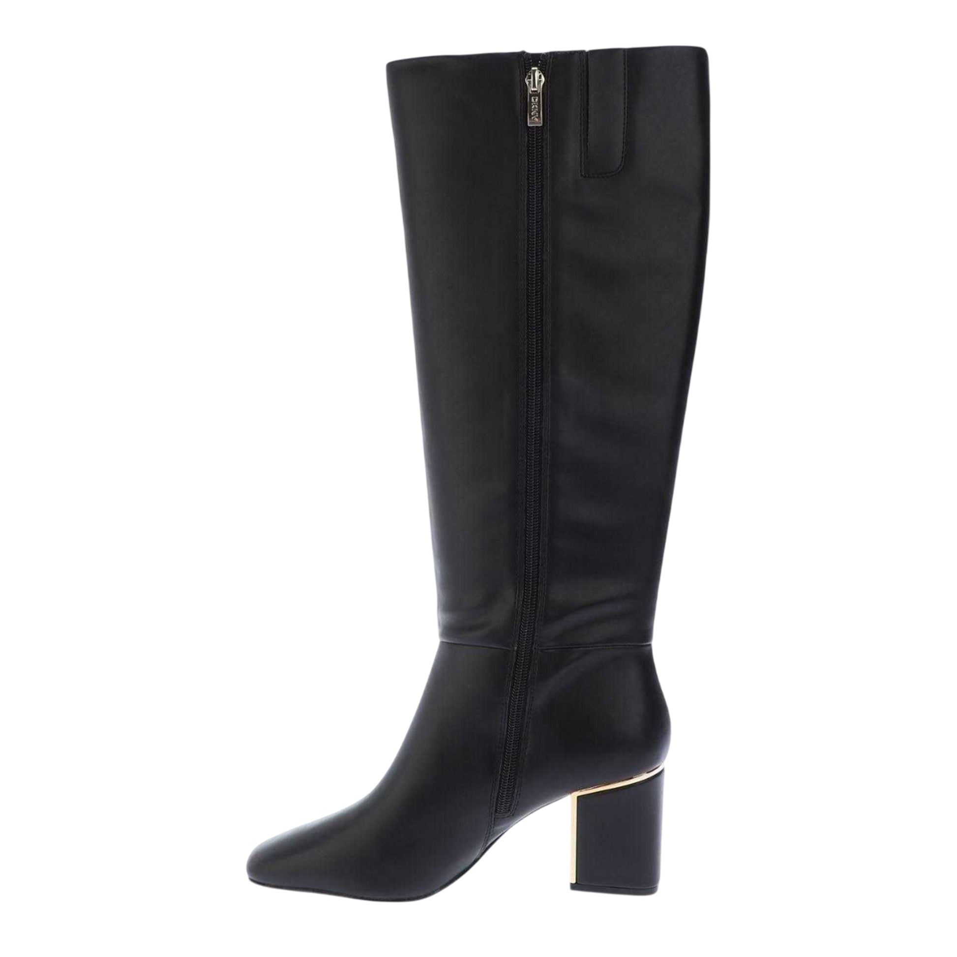 Black - Back - DKNY Womens-Ladies Casonn Tall Calf Boots