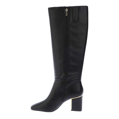 Black - Back - DKNY Womens-Ladies Casonn Tall Calf Boots