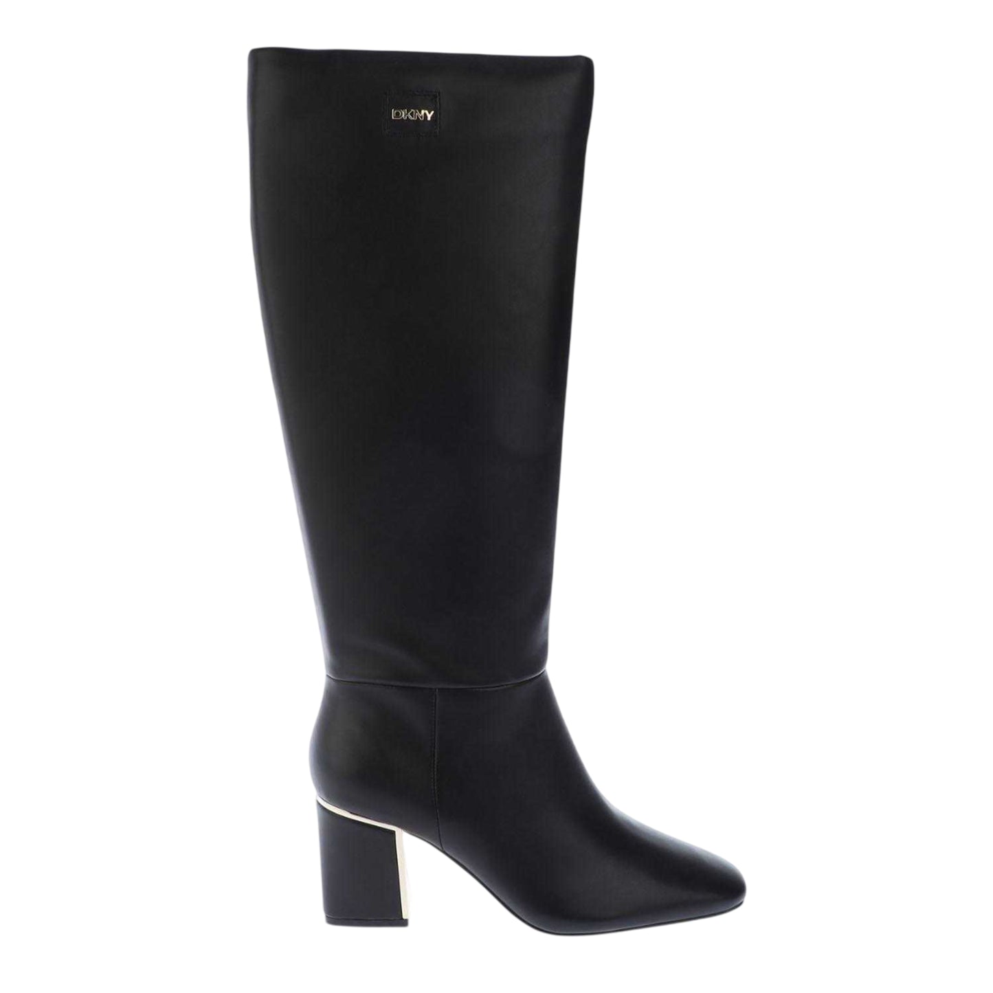 Black - Side - DKNY Womens-Ladies Casonn Tall Calf Boots