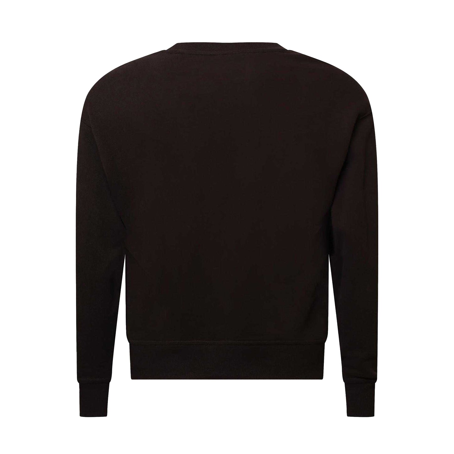 Brown - Back - DKNY Womens-Ladies Stacked Logo Crew Neck Sweatshirt