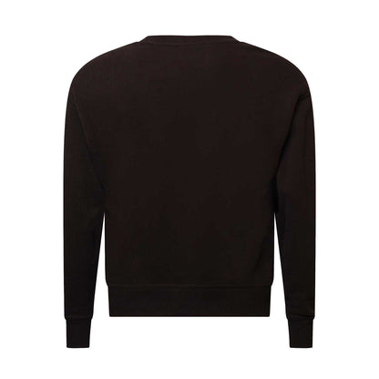 Brown - Back - DKNY Womens-Ladies Stacked Logo Crew Neck Sweatshirt
