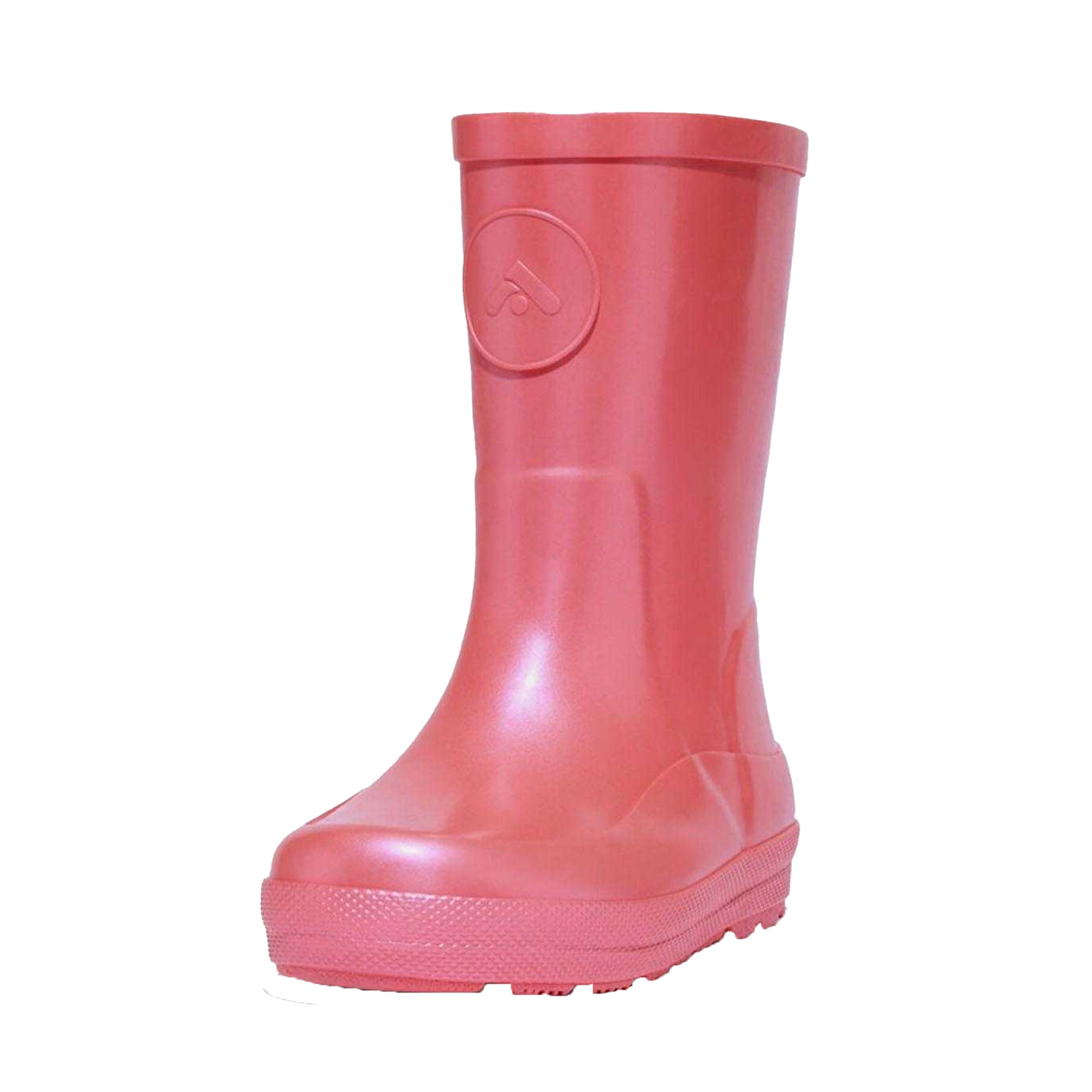 Orange - Side - Fit Flop Childrens-Kids Wonderwelly Technology Wellington Boots