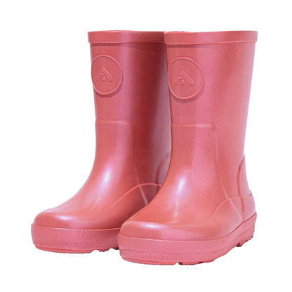 Orange - Pack Shot - Fit Flop Childrens-Kids Wonderwelly Technology Wellington Boots