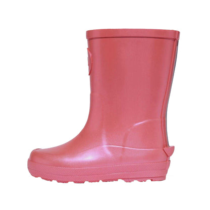 Orange - Front - Fit Flop Childrens-Kids Wonderwelly Technology Wellington Boots