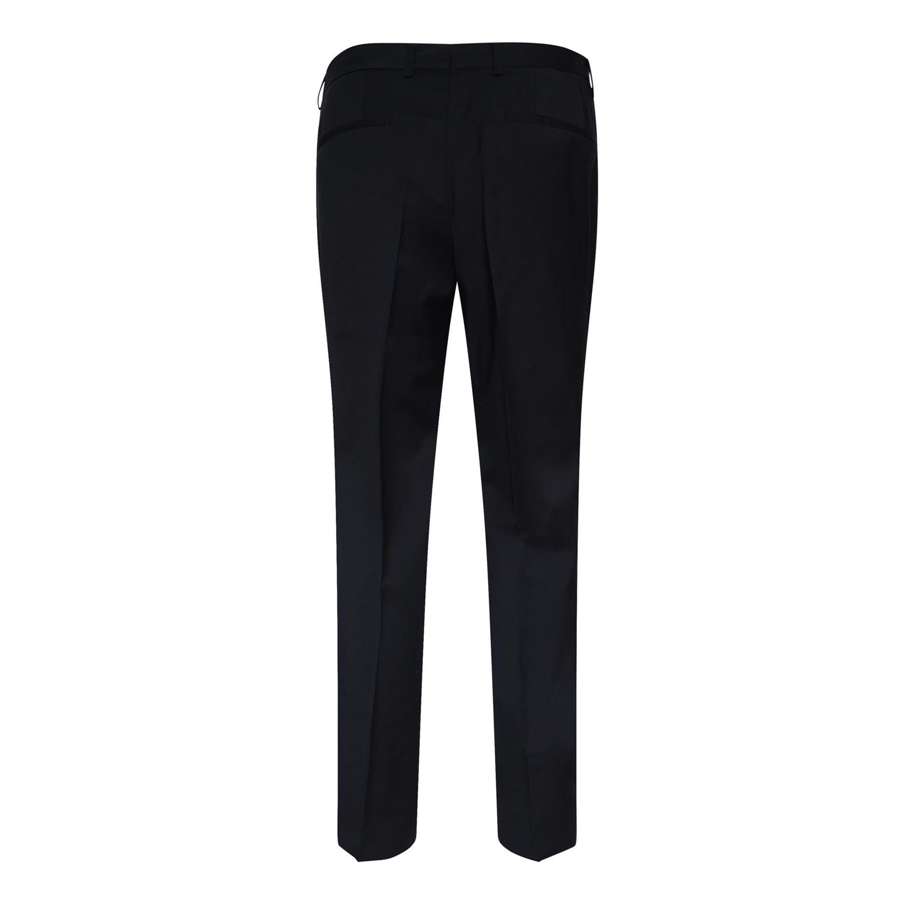 Dark Blue - Back - Boss Mens H-Genius Virgin Wool Trousers