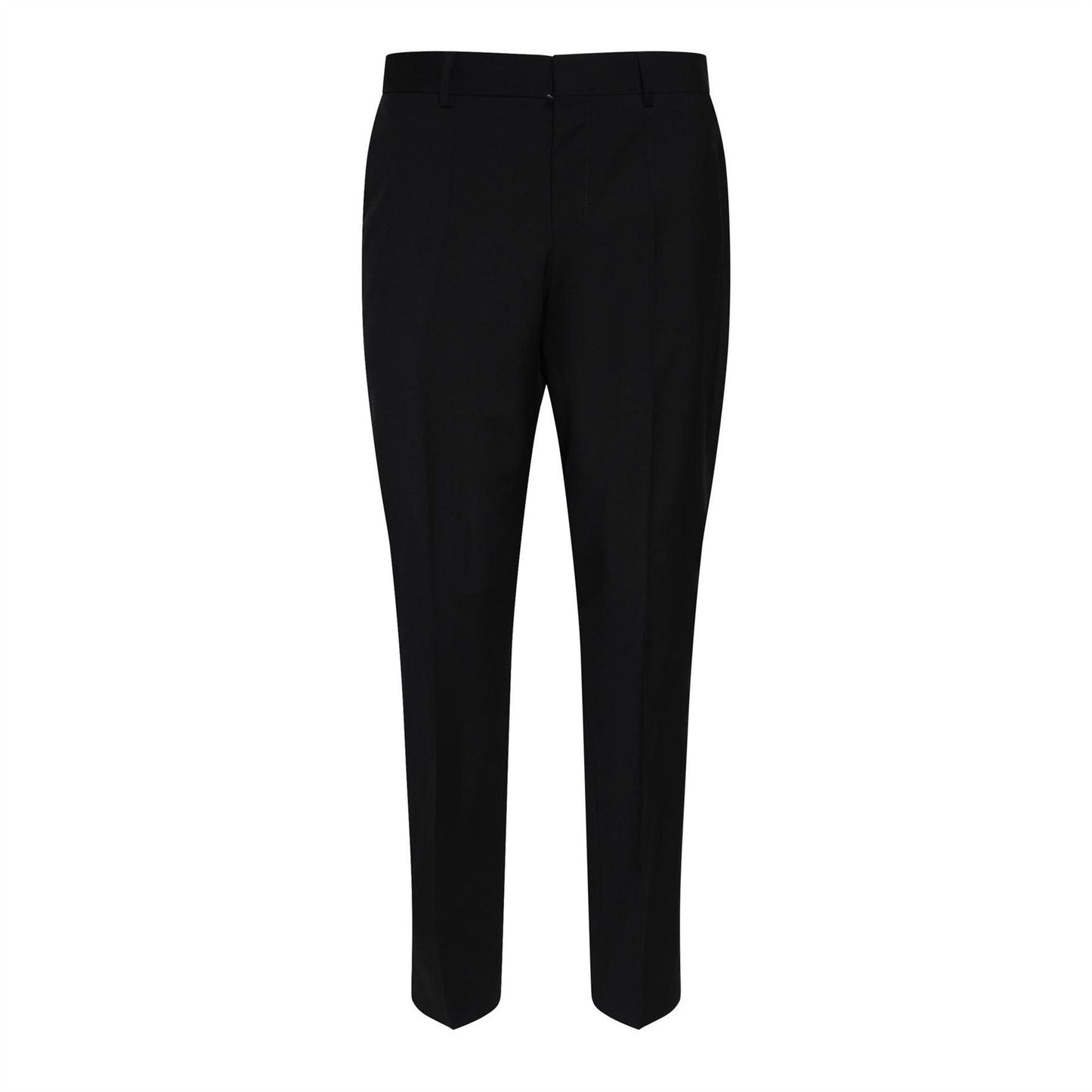 Black - Front - Boss Mens H-Genius Virgin Wool Trousers