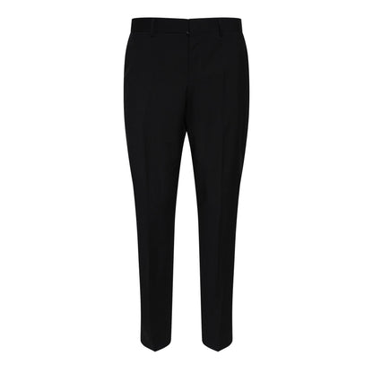 Black - Front - Boss Mens H-Genius Virgin Wool Trousers