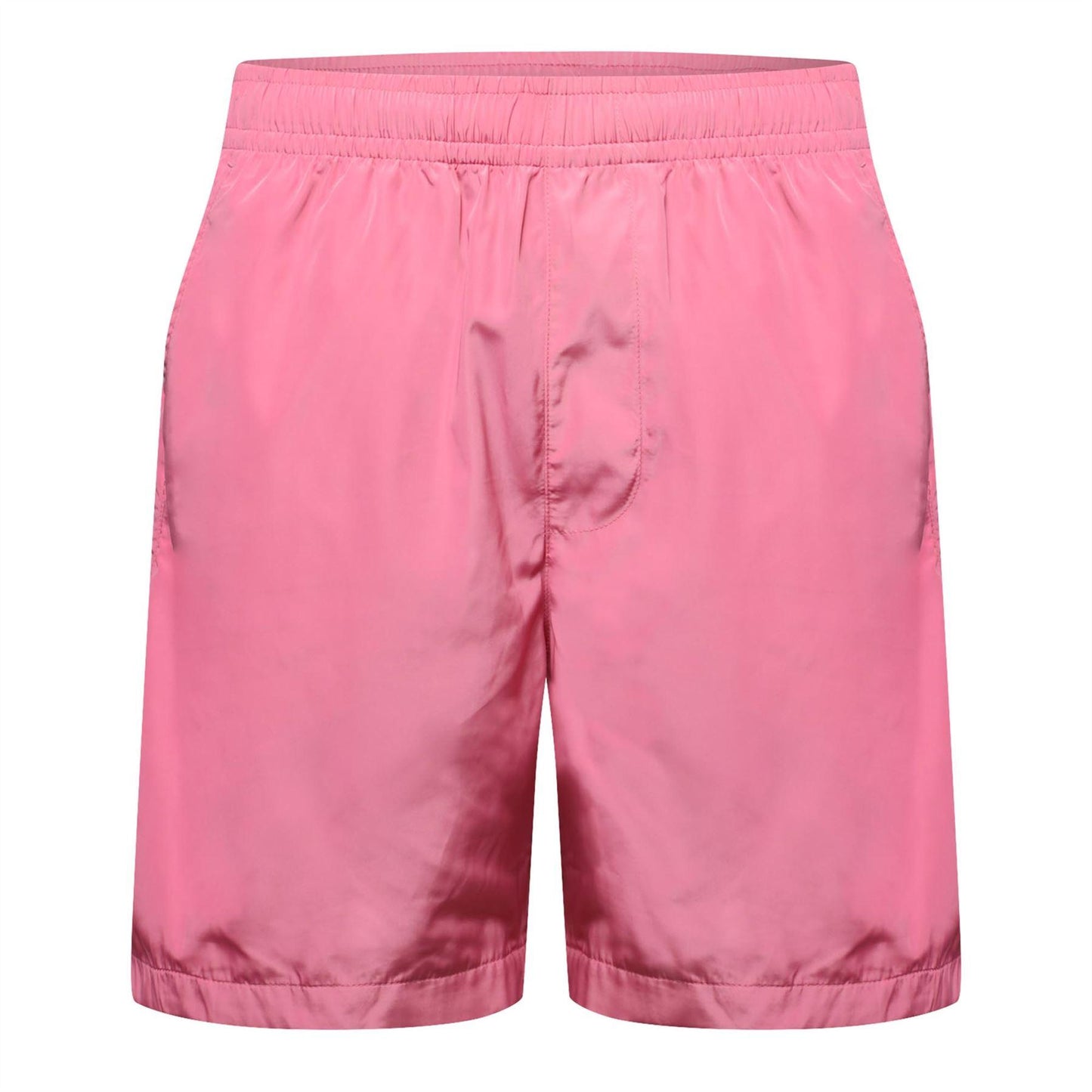 Bubblegum Pink - Front - Lacoste Mens Taffeta Showerproof Shorts