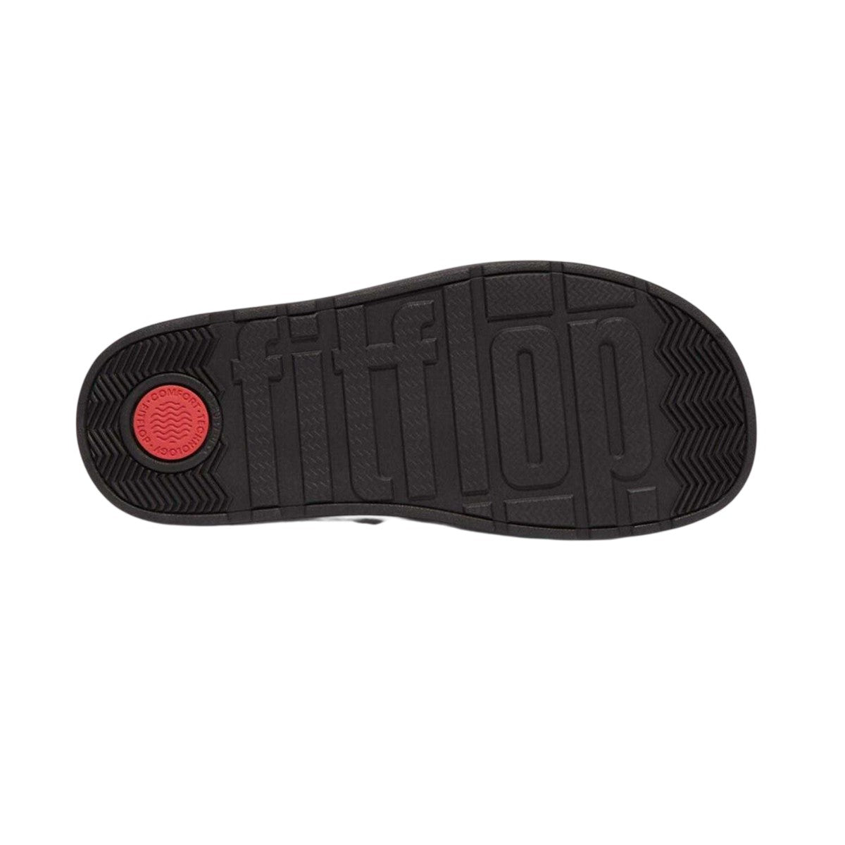 Black - Back - Fit Flop Womens-Ladies Gen-FF Leather Mules