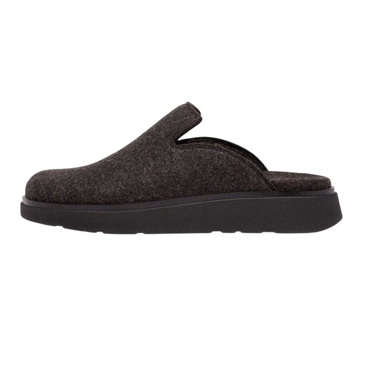 Black - Side - Fit Flop Womens-Ladies Gen-FF Leather Mules
