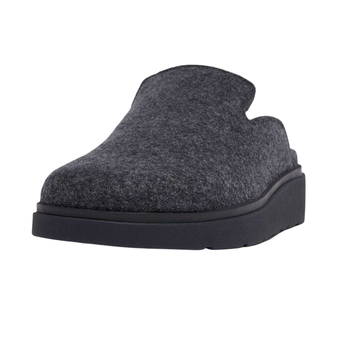 Navy - Front - Fit Flop Womens-Ladies Gen-FF Leather Mules