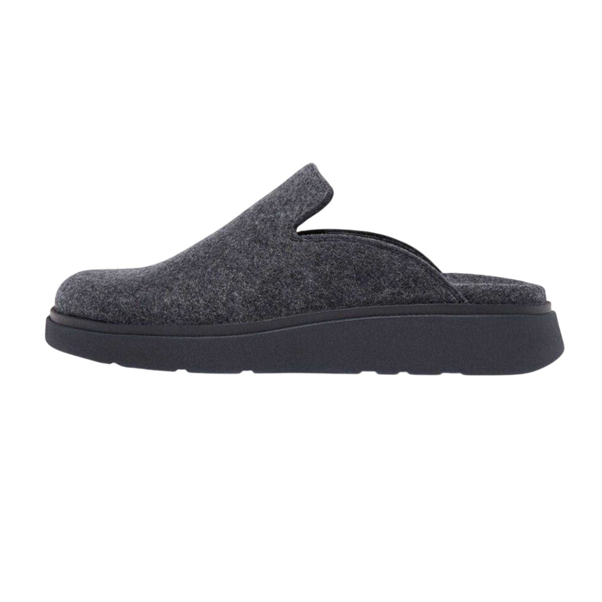 Navy - Side - Fit Flop Womens-Ladies Gen-FF Leather Mules