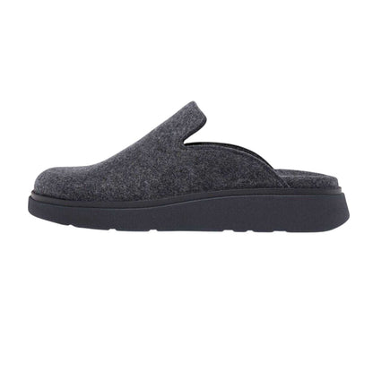 Navy - Side - Fit Flop Womens-Ladies Gen-FF Leather Mules
