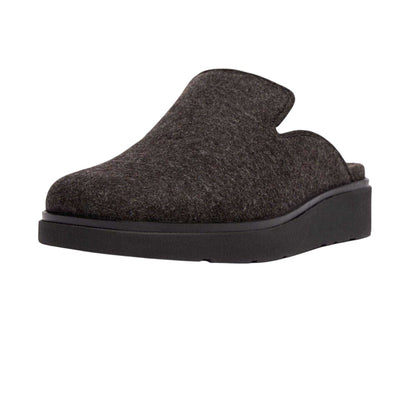 Black - Front - Fit Flop Womens-Ladies Gen-FF Leather Mules
