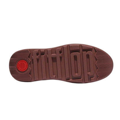 Brown - Side - Fit Flop Womens-Ladies F-Mode Shearling Flatform Boots