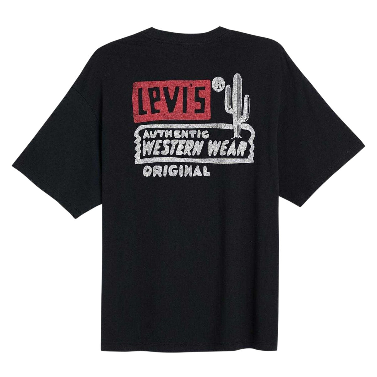 Blue - Back - Levis Womens-Ladies Graphic T-Shirt