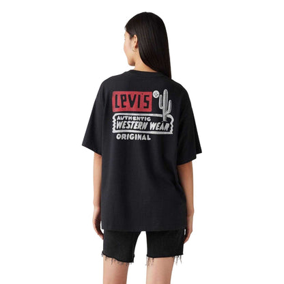 Blue - Pack Shot - Levis Womens-Ladies Graphic T-Shirt
