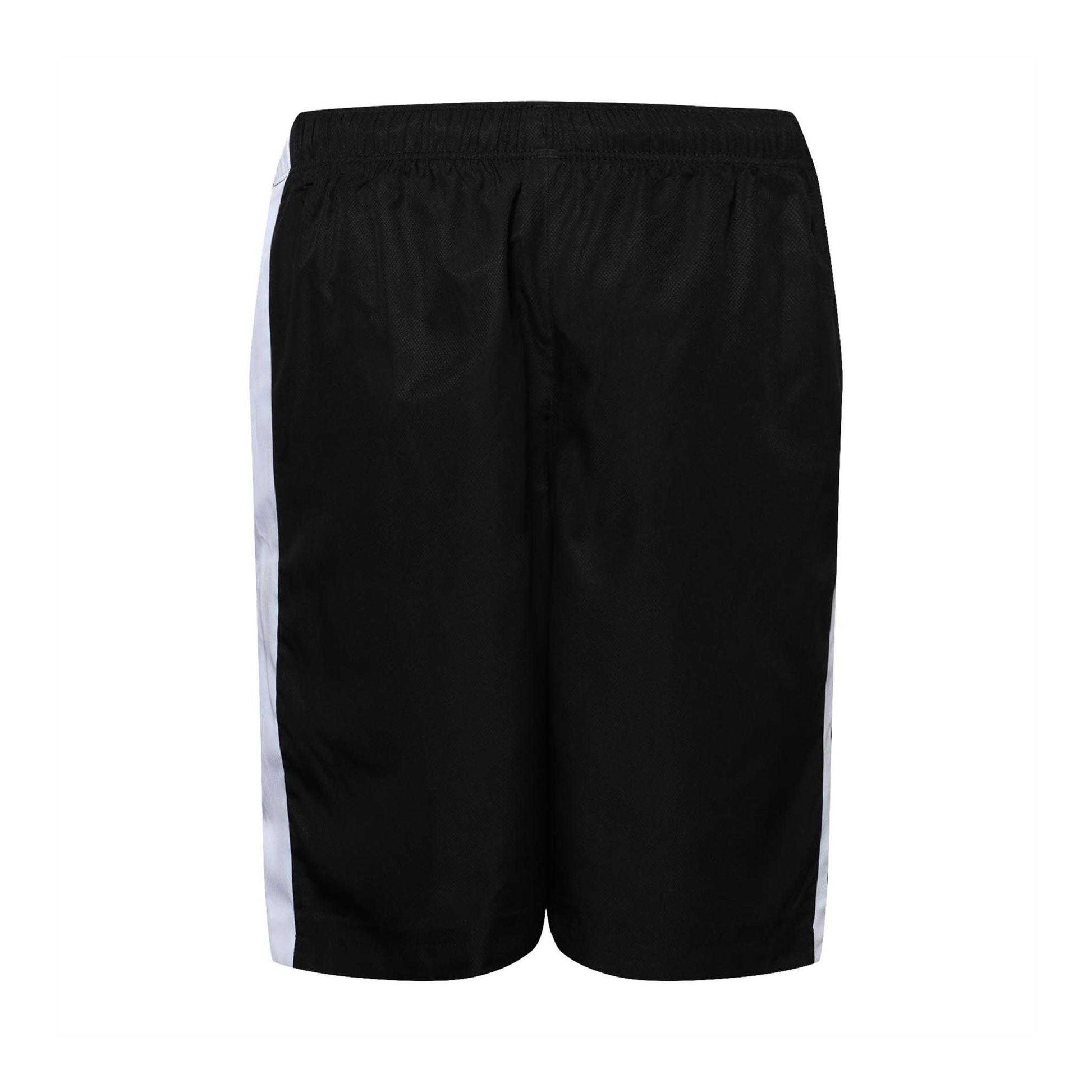 Black-White - Back - Lacoste Mens Colour Block Shorts
