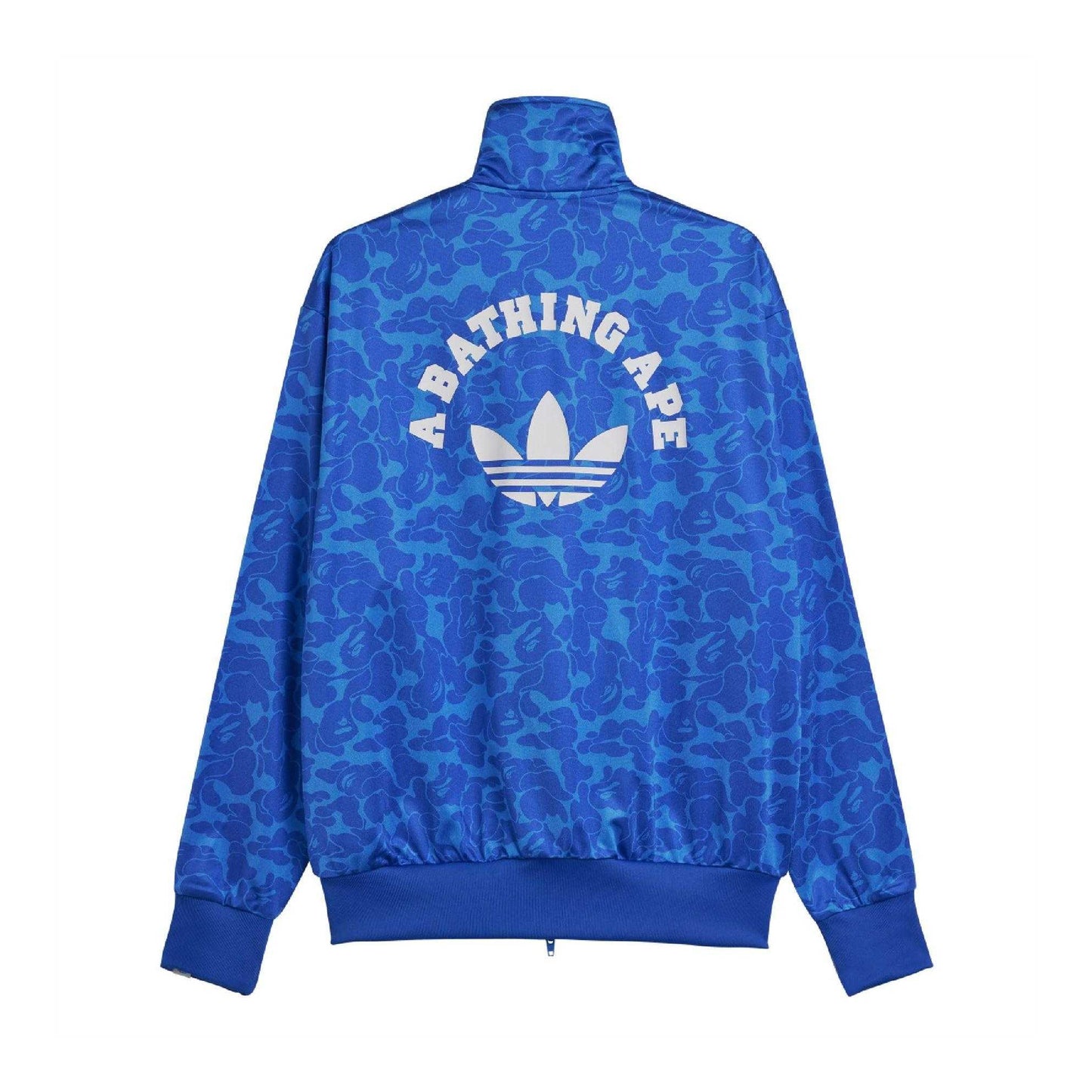 Blue - Back - Adidas Mens Bape Firebird Track Top