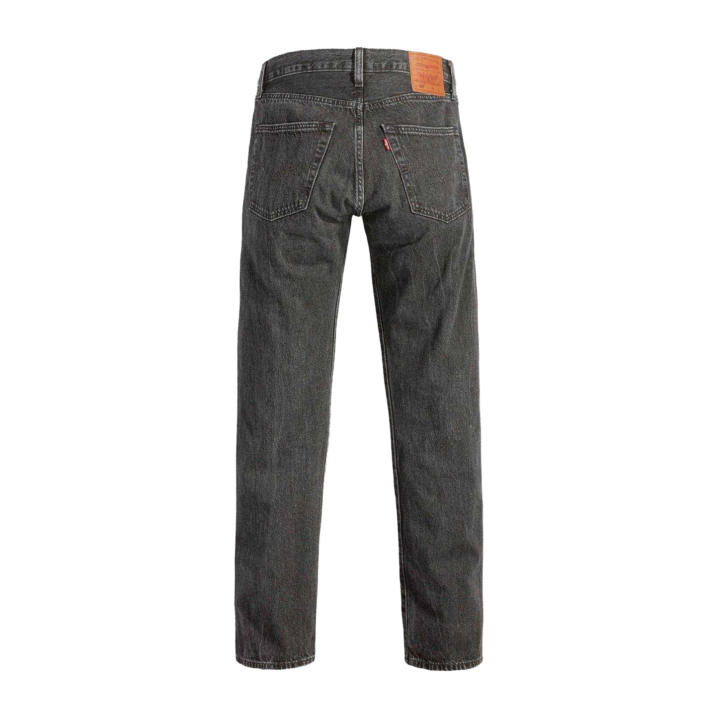 Grey - Back - Levis Mens 501 Original Crash Courses Jeans