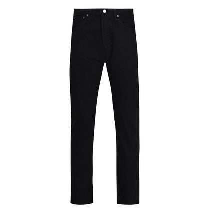 Black - Pack Shot - Levis Mens 501 Original Crash Courses Jeans