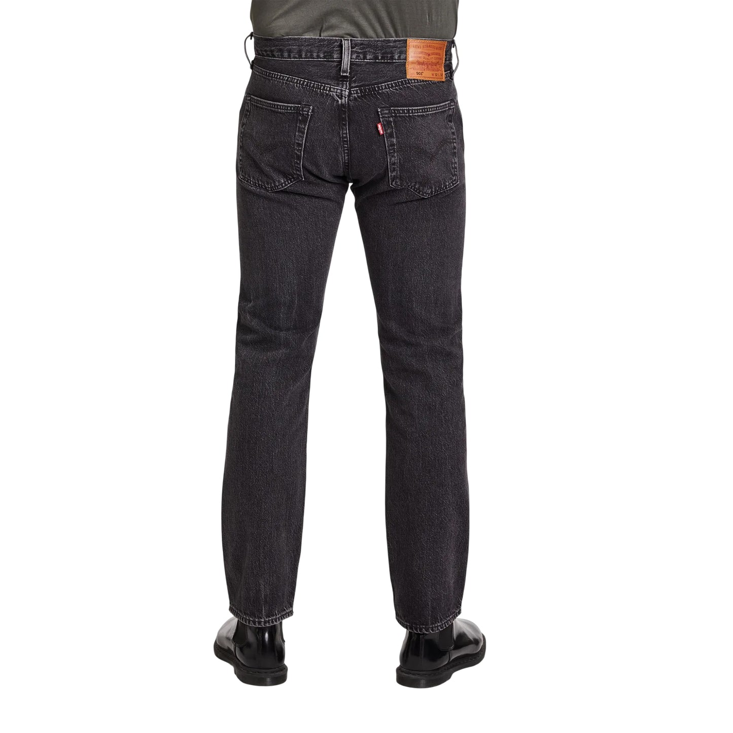 Crash Courses - Back - Levis Mens 501 Original Crash Courses Jeans
