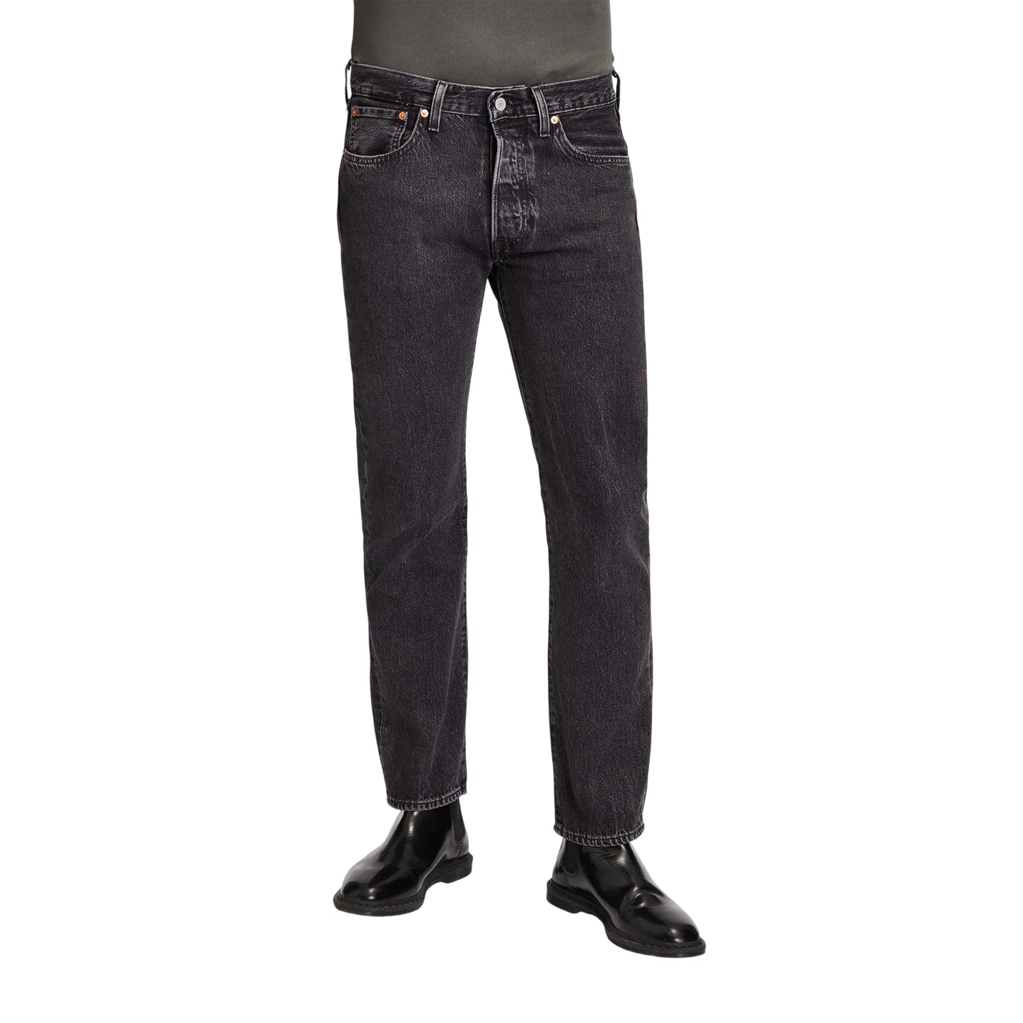 Crash Courses - Side - Levis Mens 501 Original Crash Courses Jeans