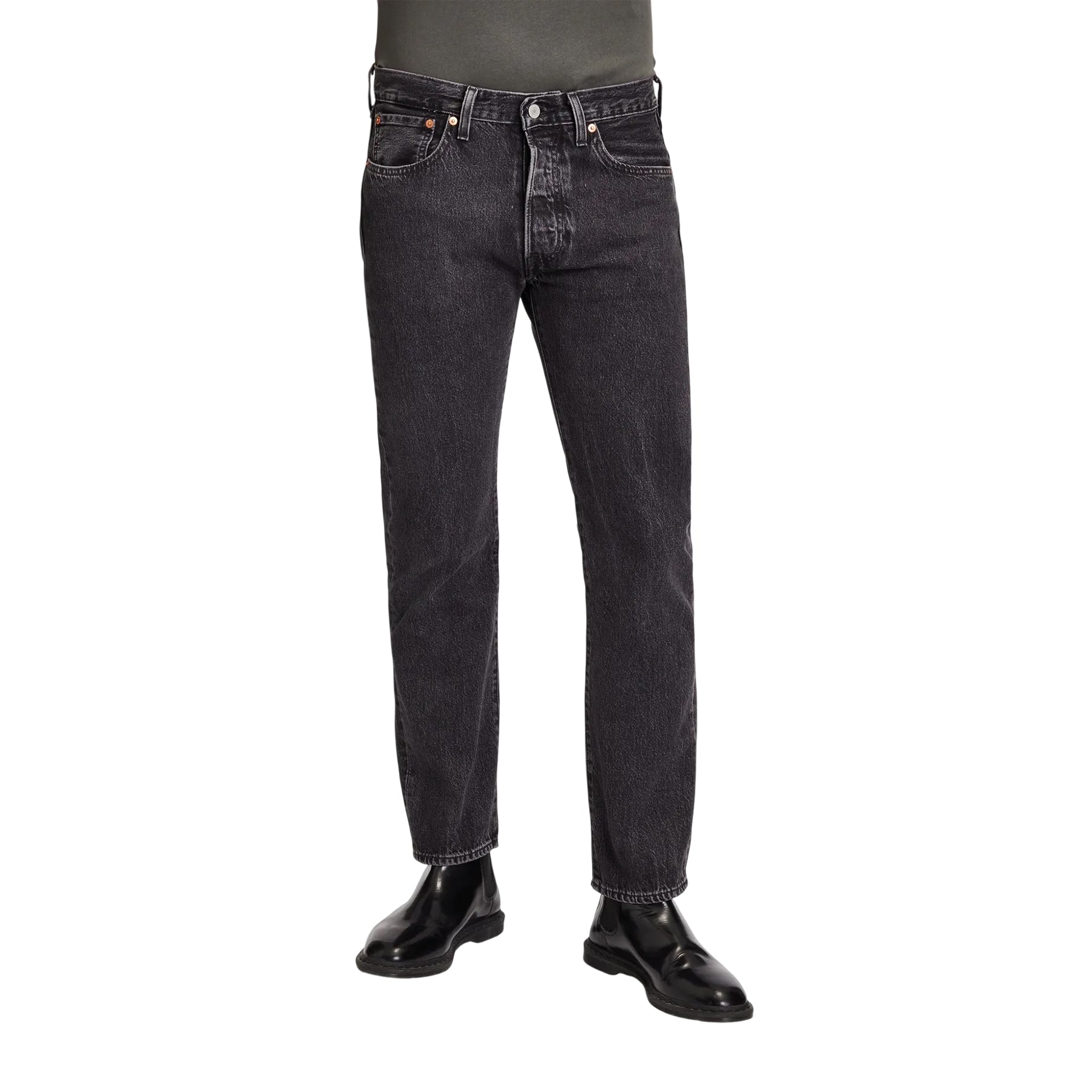 Crash Courses - Side - Levis Mens 501 Original Crash Courses Jeans