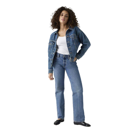 Blue - Lifestyle - Levis Womens-Ladies 501 90s Jeans