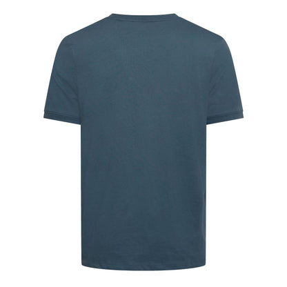 Open Blue - Side - Hugo Mens Diragolino212 Logo T-Shirt