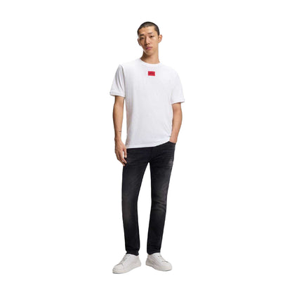 White - Lifestyle - Hugo Mens Diragolino212 Logo T-Shirt