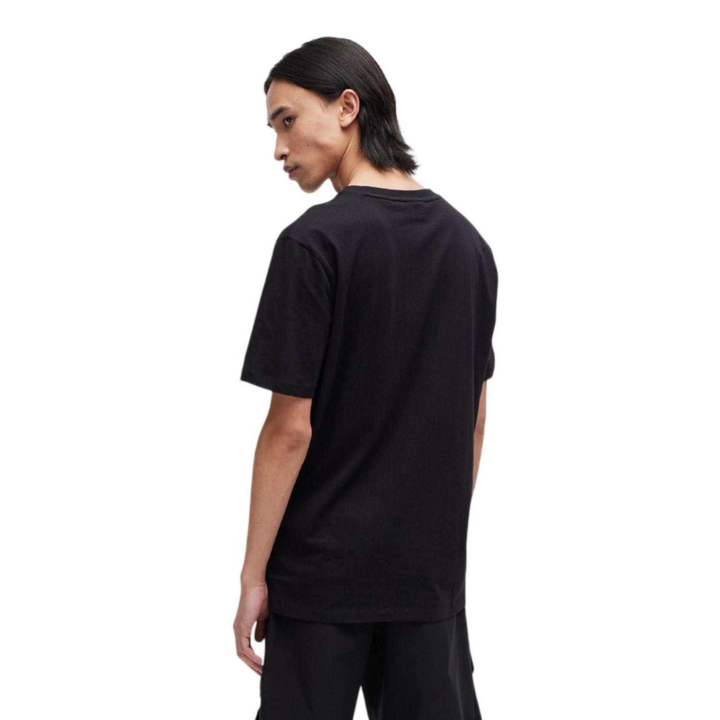 Black - Back - Hugo Mens Dulive Box Logo T-Shirt