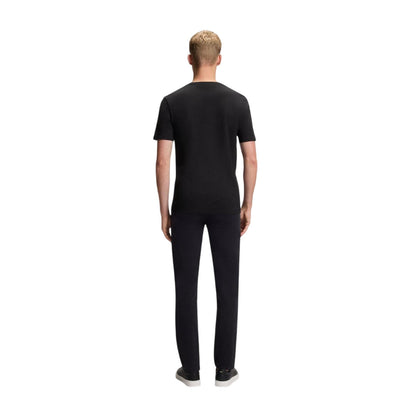 Black - Pack Shot - Boss Mens Tales Tonal Logo T-Shirt
