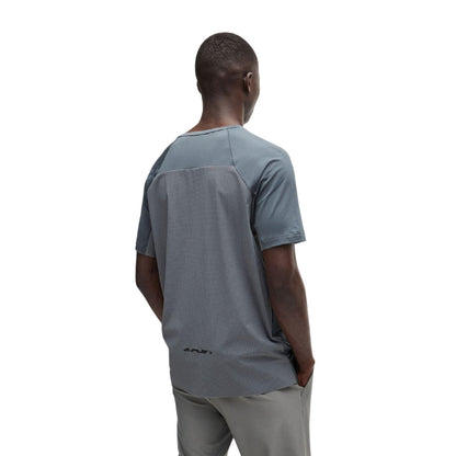 Beige - Back - Boss Mens Active 4 Way Stretch T-Shirt