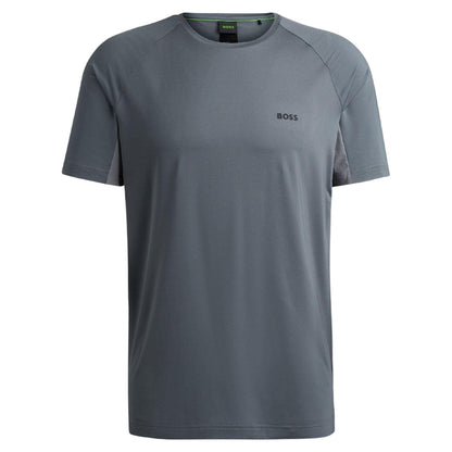 Beige - Front - Boss Mens Active 4 Way Stretch T-Shirt