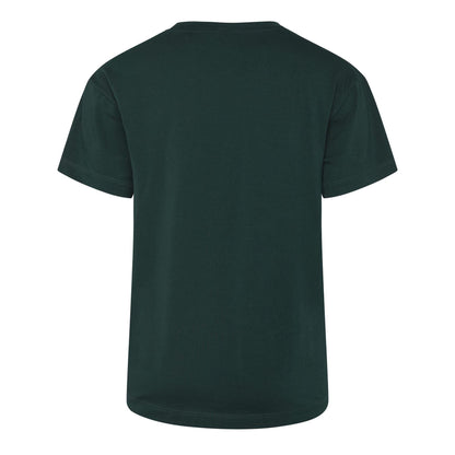 Green - Back - Hugo Mens Laze Logo Cotton T-Shirt